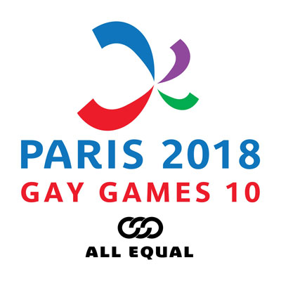 Logo Paris 2018 Gay Games 10